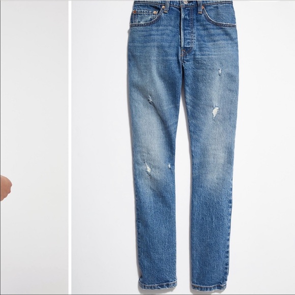 Levi’s 501 Skinny Jeans Size 28 - Picture 4 of 6